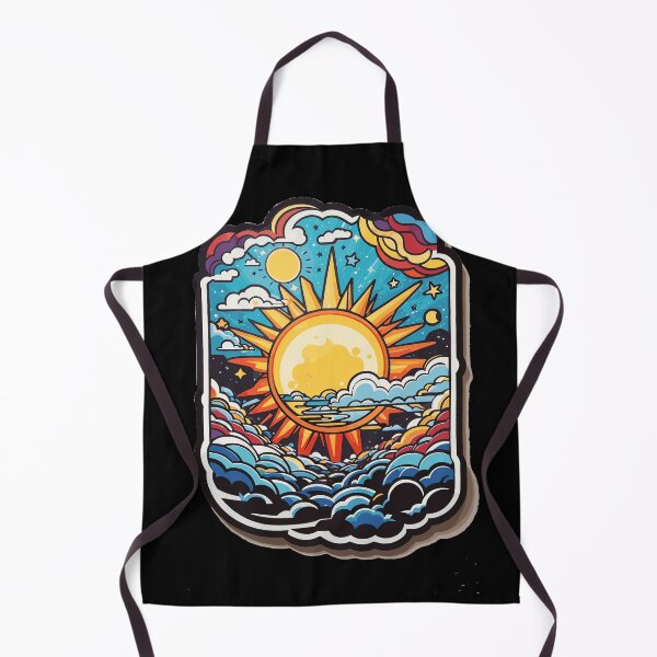 Item preview, Happy Cosmic Groovy Sun designed and sold by Fenderbender00.