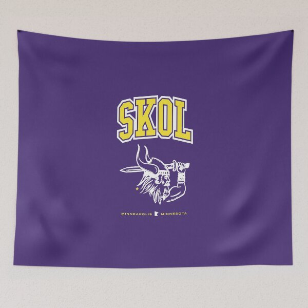Item preview, SKOL: Vintage Minnesota Football Graphic (Dark) designed and sold by damgoodgame.