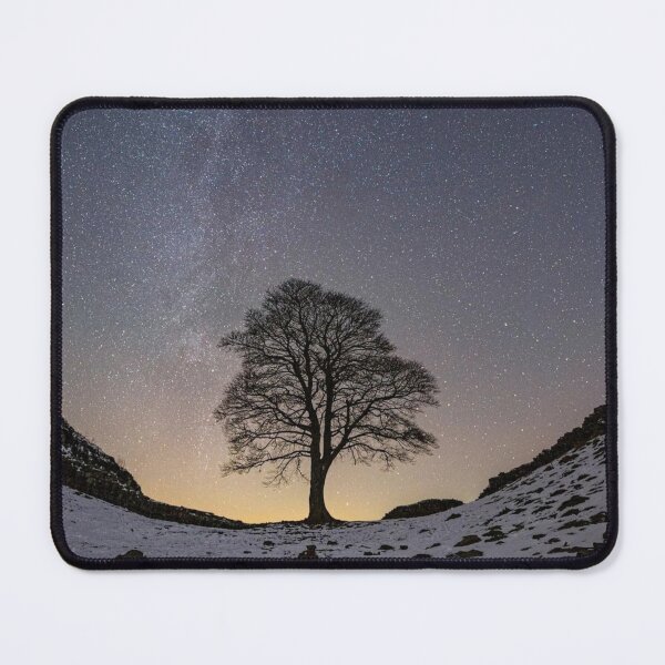 Item preview, Sycamore Gap Winter Art Print designed and sold by Harsh Katariya.
