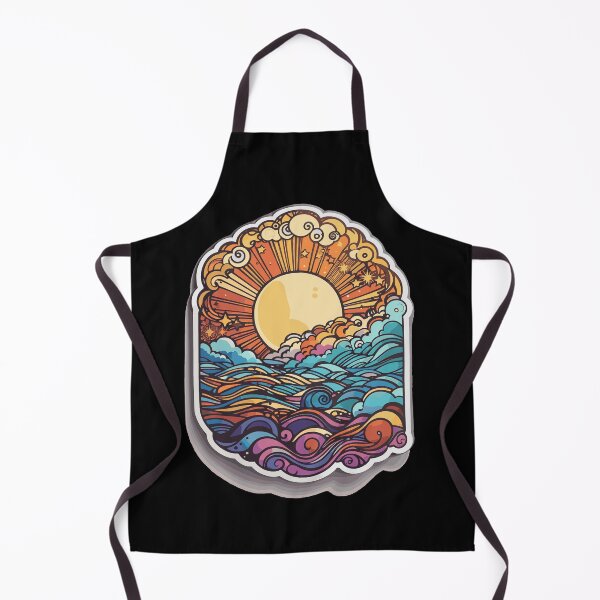 Item preview, Happy Cosmic Groovy Sun designed and sold by Fenderbender00.