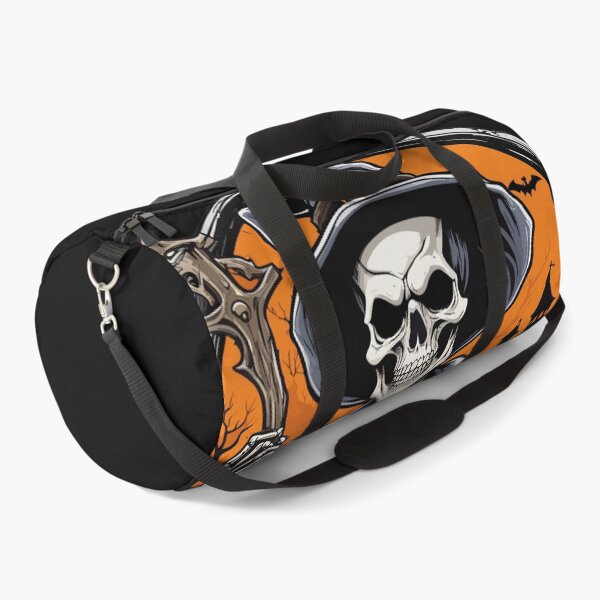 Item preview, Halloween Witch Skeleton Skull Pumpkin - T-Shirt designed and sold by PrintyArts.
