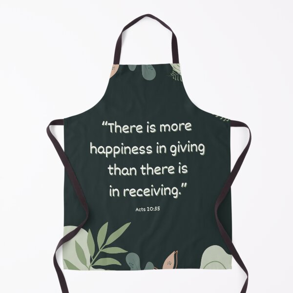 Item preview, Happiness quote from Acts 20:35 designed and sold by Byreign.