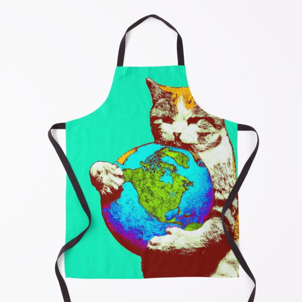 Item preview, Cat hold on to Earth-Edited AI generated art designed and sold by Frostp.