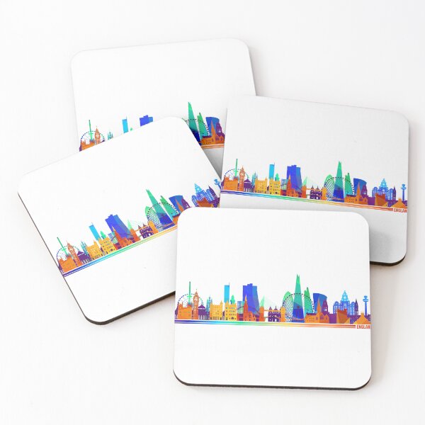 Item preview, England Colorful Skyline designed and sold by royumi.