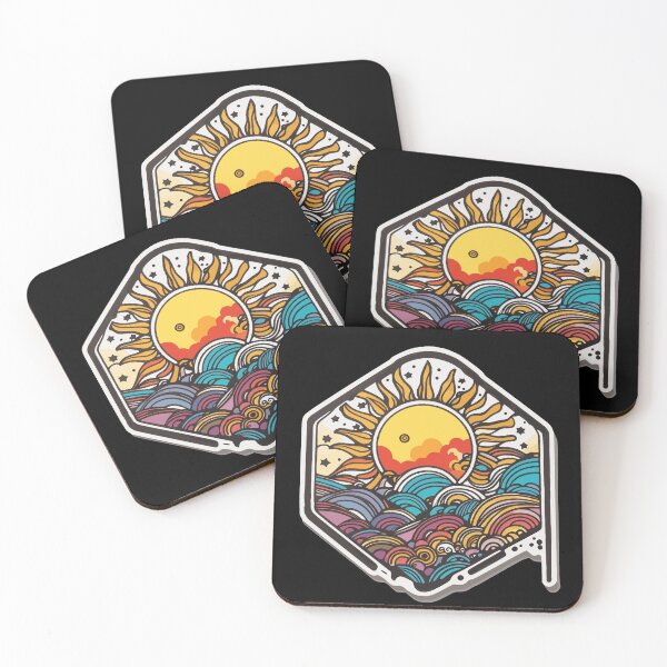 Item preview, Happy Cosmic Groovy Sun designed and sold by Fenderbender00.