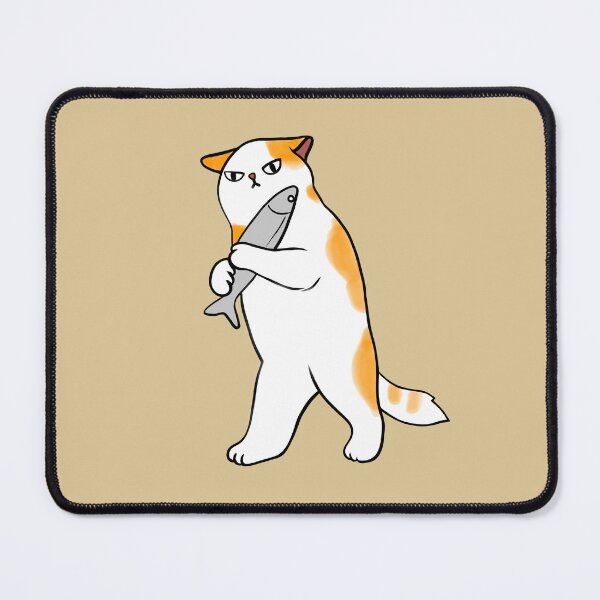 Item preview, Cute cat hold a fish designed and sold by Beerich888.