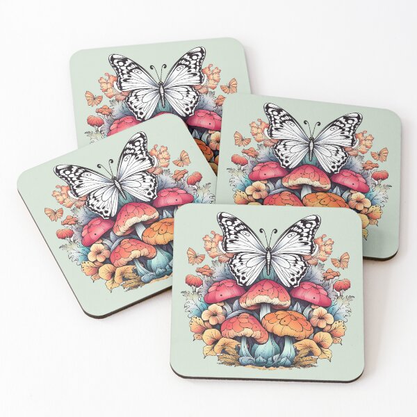 Item preview, Mushrooms and butterflies lessons of nature. 13 designed and sold by Tem‑Tip of pen.