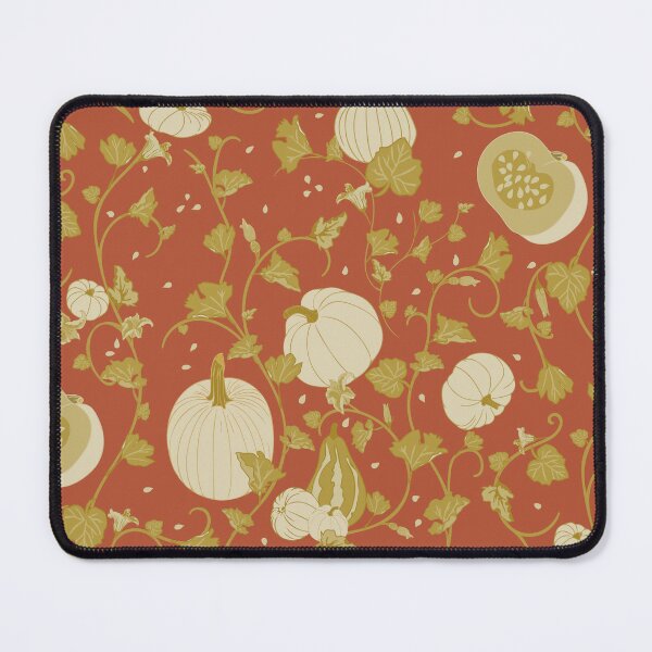 Item preview, Orange and White Pumpkin Vines designed and sold by PatternedbySab.