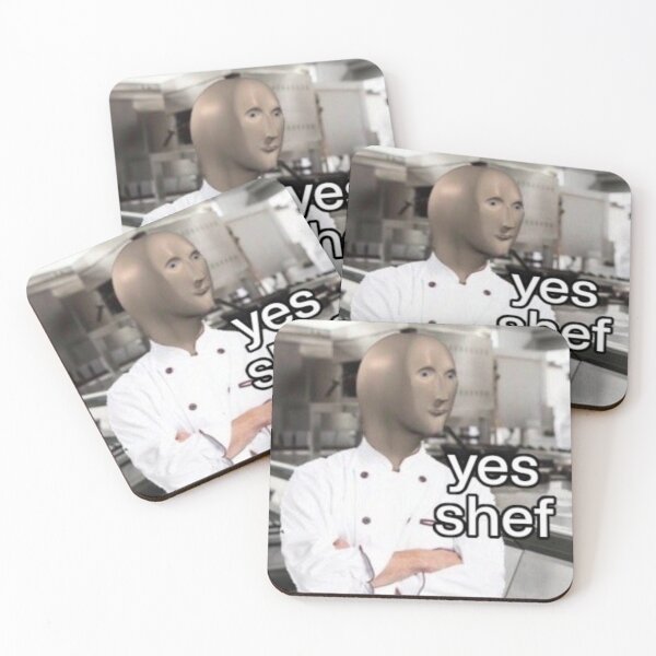 Item preview, yes shef (yes chef) designed and sold by NickumsGraphics.