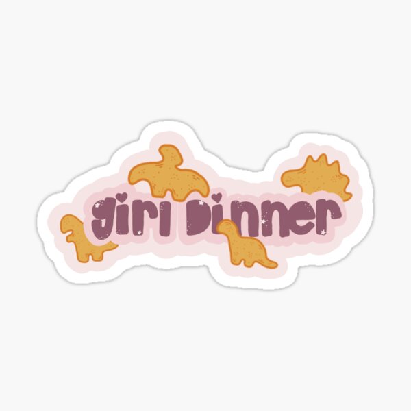 Item preview, Dino nugget girl dinner designed and sold by Fishthecat.