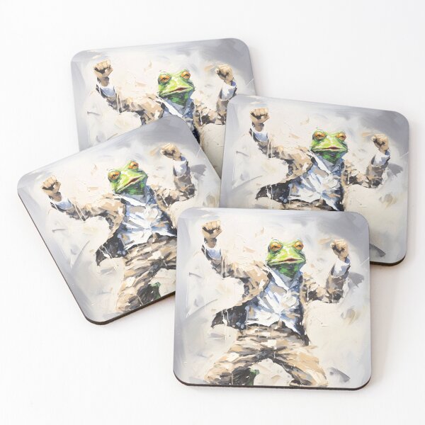 Item preview, The Joyful Frogman Jumping High designed and sold by BrotherQY.