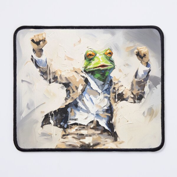 Item preview, The Joyful Frogman Jumping High designed and sold by BrotherQY.
