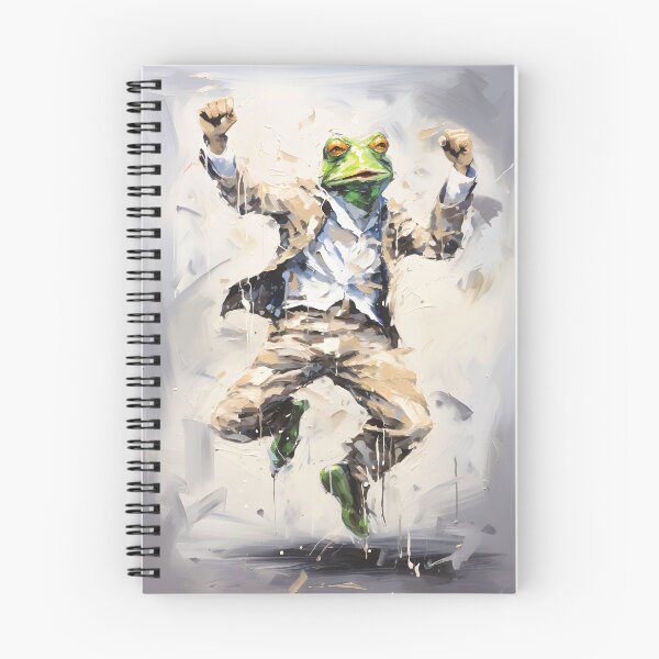 Item preview, The Joyful Frogman Jumping High designed and sold by BrotherQY.