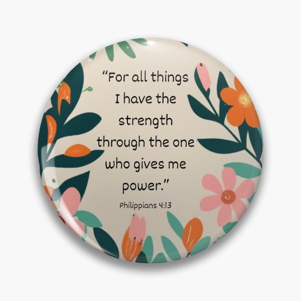 Item preview, Strength quote from Philippians 4:13 designed and sold by Byreign.