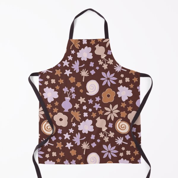 Item preview, Boho Pastel Lilac Purple Beige Brown Flower Pattern Girls Room designed and sold by blomastudios.
