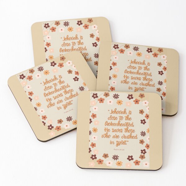 Item preview, Brokenhearted quote from Psalm 34:18 designed and sold by Byreign.