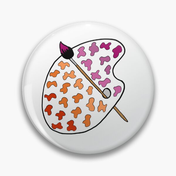 Item preview, lesbian pride palette designed and sold by lunar-oracle.