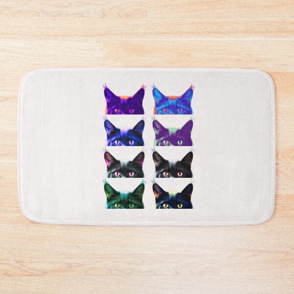 Item preview,  Peeking Cat Funny Peeking Gifts For Cat Lovers and 80s Style designed and sold by MatthewViews.