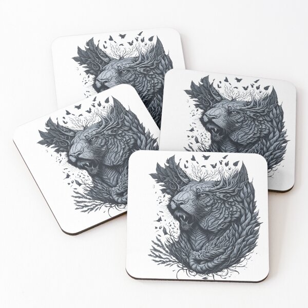 Item preview, "Intricate Ink Line Illustration Crafts the Natural Beauty of the Amazon" designed and sold by Best-Art-32.