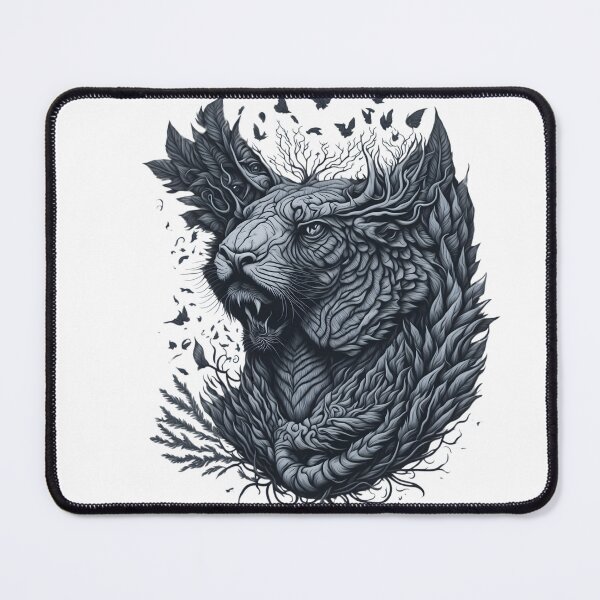 Item preview, "Intricate Ink Line Illustration Crafts the Natural Beauty of the Amazon" designed and sold by Best-Art-32.
