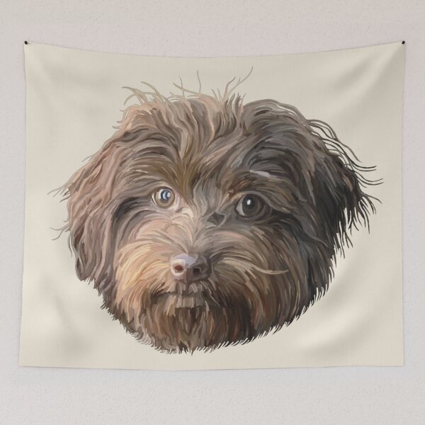 Item preview, Havanese Dog Portrait  designed and sold by Deborah Camp.