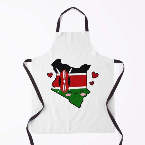 Item preview, Kenya Flag Map Smile with Love designed and sold by pixelsparkzone.