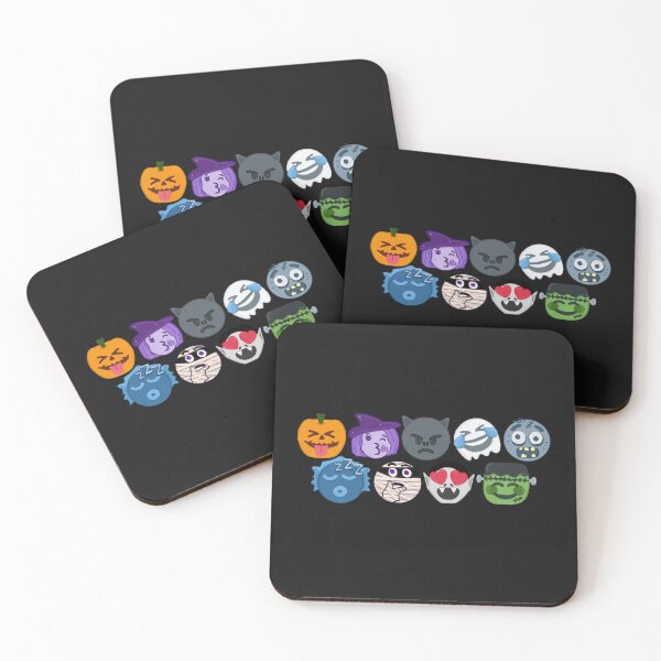 Item preview, Halloween Emotes (Rows) designed and sold by Wendy Bird.