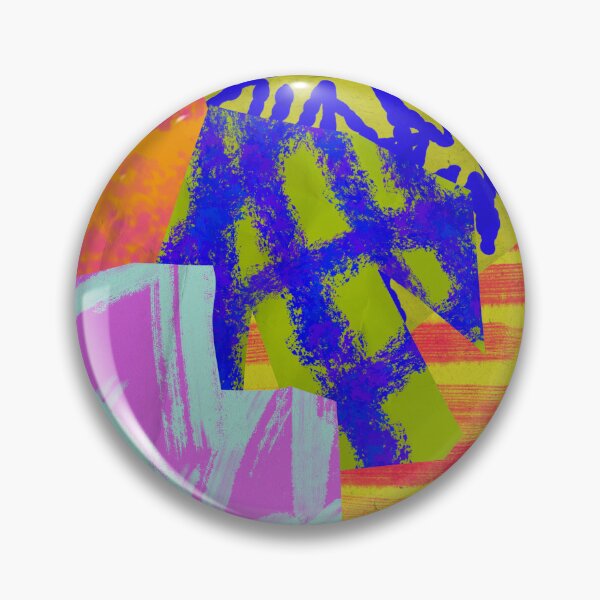 Item preview, colourful geometry collages pattern designed and sold by ichirochen.