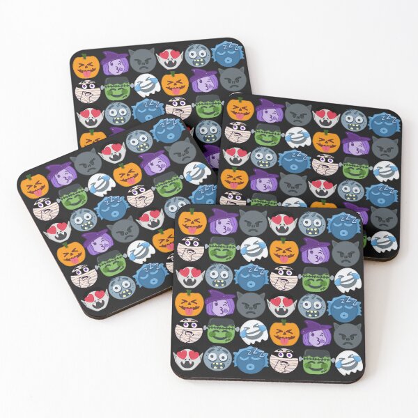 Item preview, Halloween Emotes (Pattern) designed and sold by Wendy Bird.