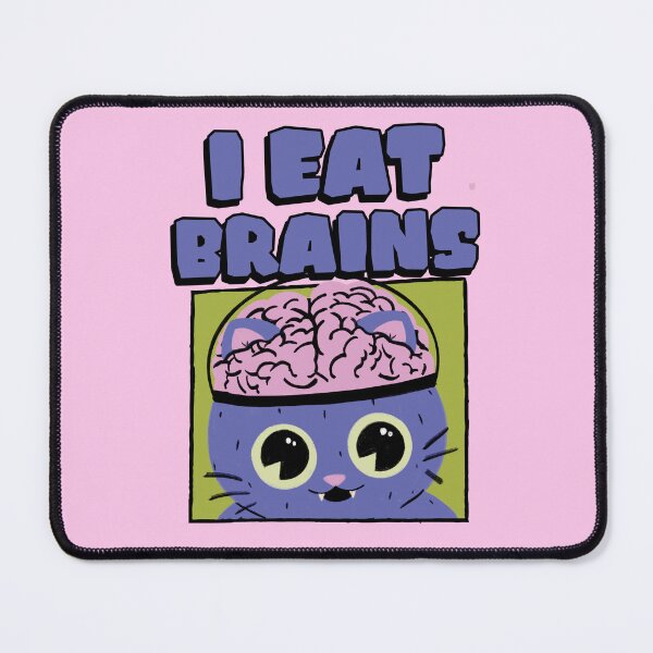 Item preview, Cute Zombie Cat I Eat Brains designed and sold by PRINYOS.