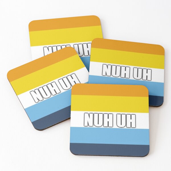 Item preview, nuh uh aroace flag designed and sold by rj1776.
