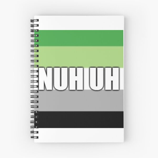 Item preview, nuh uh aromantic flag designed and sold by rj1776.