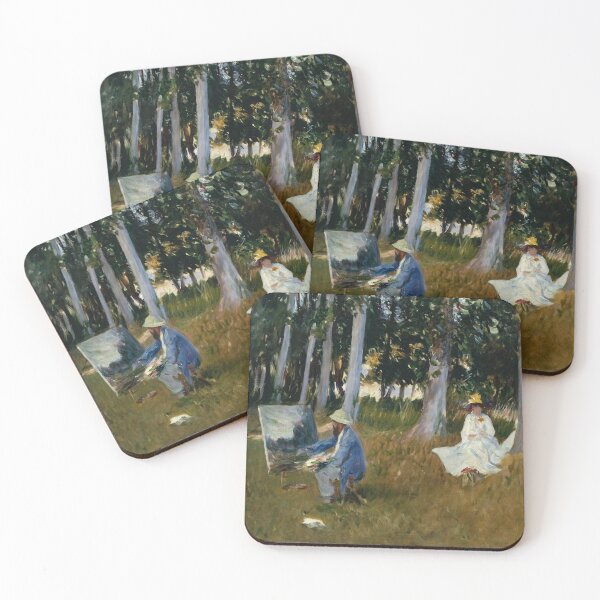 Item preview, Claude Monet painting by the edge of a wood  designed and sold by Tamas Das.