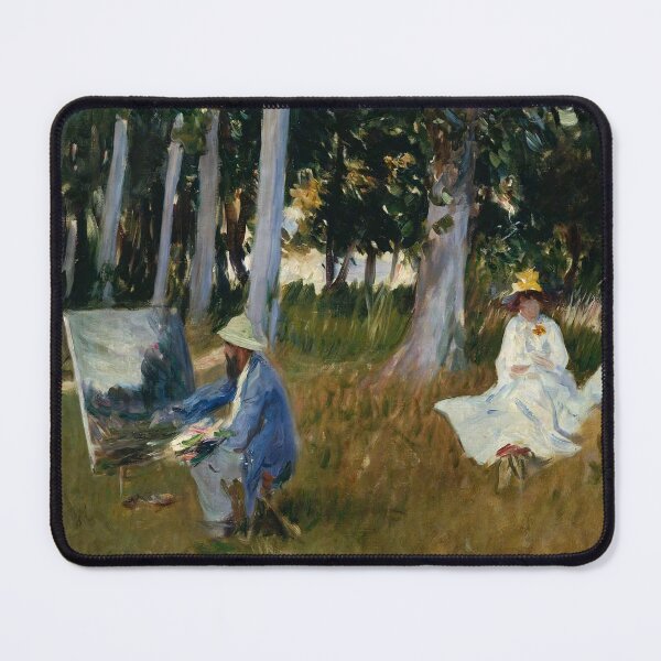 Item preview, Claude Monet painting by the edge of a wood  designed and sold by Tamas Das.