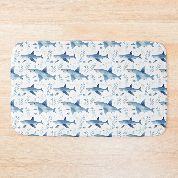 Item preview, Ocean's Majesty: Graceful Shark Watercolor Art designed and sold by qoodesignstudio.