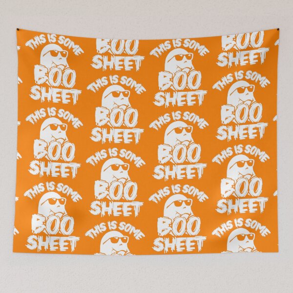 Item preview, This Is Some Boo Sheet  designed and sold by WoodburyLake.