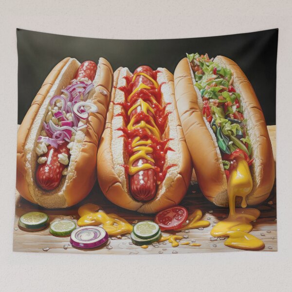 Item preview, Hotdogs and Buns designed and sold by Elisabeth Lucas.
