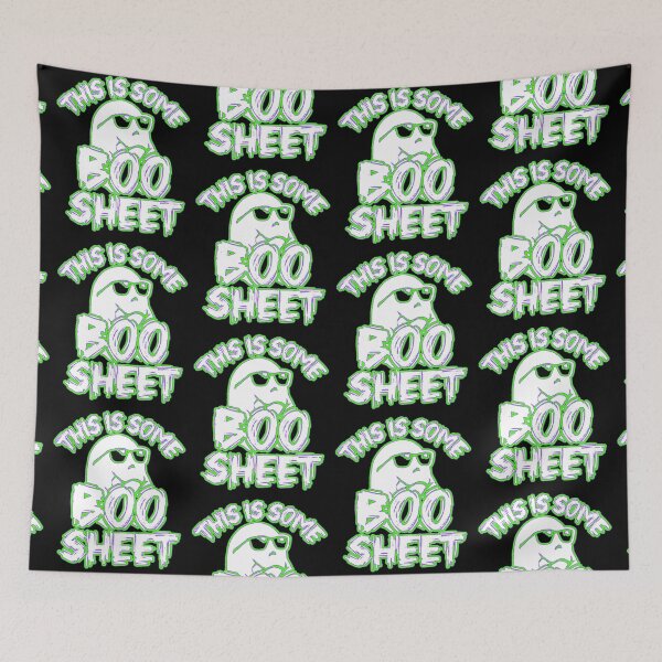 Item preview, This Is Some Boo Sheet  designed and sold by WoodburyLake.