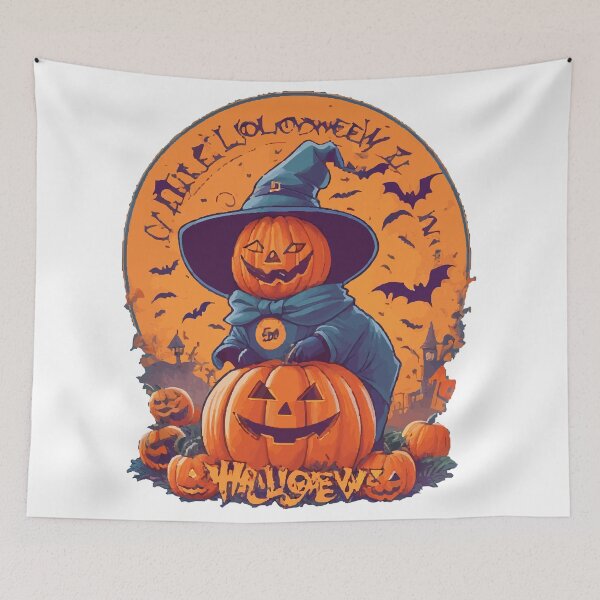 Item preview, Funny pumpkin Halloween stickers designed and sold by Sesame1195.