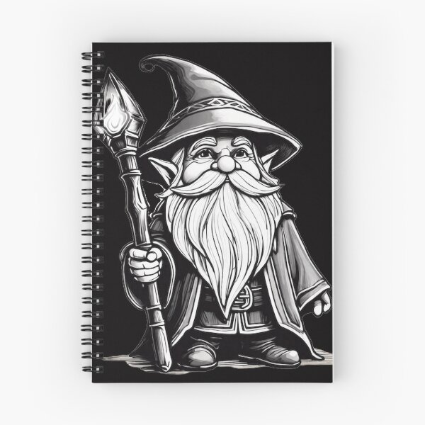 Item preview, Happy Gnome Wizard In Repose designed and sold by IvoryTowers.