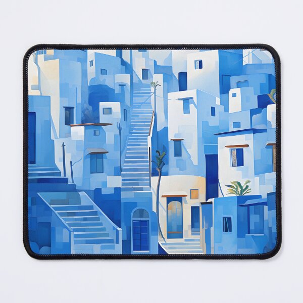 Item preview, Azure Peakscape Town designed and sold by BrotherQY.