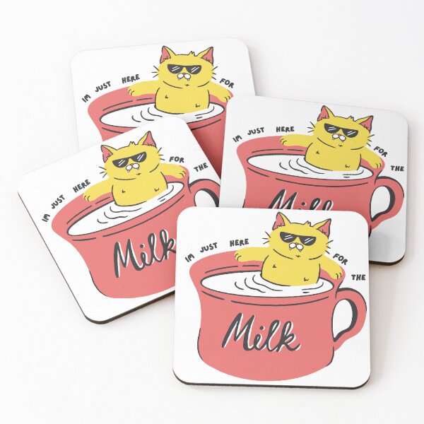Item preview, I'm Just Here for the Milk designed and sold by DesignDazzles.