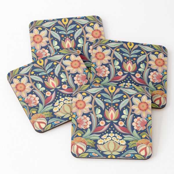 Item preview, Autumn Elegance William Morris Inspired Fall Floral Designs designed and sold by Tamas Das.
