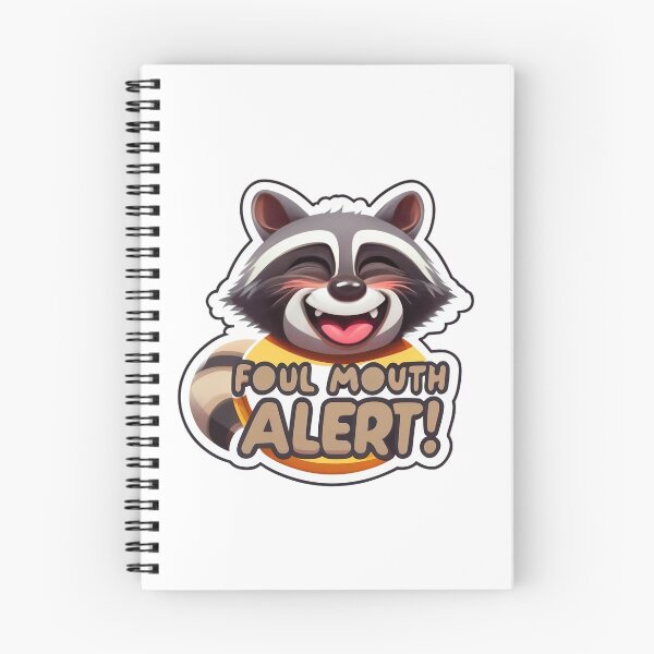 Item preview, Foul Mouth Raccoon! designed and sold by DiverseDoodles.