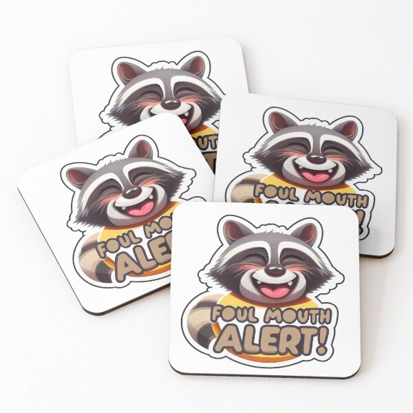 Item preview, Foul Mouth Raccoon! designed and sold by DiverseDoodles.
