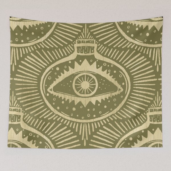 Item preview, Green Evil Eye in Potion Vial - Wierdcore Pattern designed and sold by rnmarts.