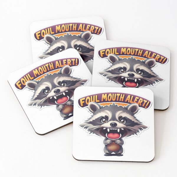 Item preview, Foul Mouth Raccoon! designed and sold by DiverseDoodles.