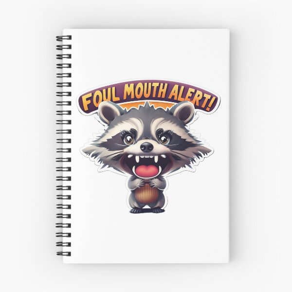 Item preview, Foul Mouth Raccoon! designed and sold by DiverseDoodles.