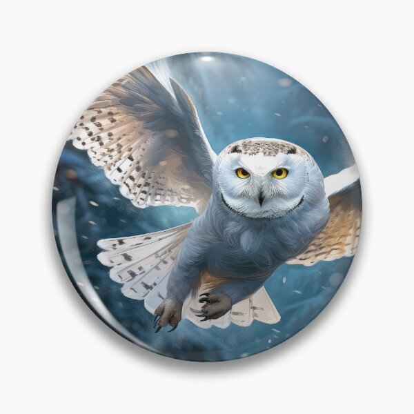 Item preview, Snowy Owl in Flight 01 designed and sold by Elisabeth Lucas.