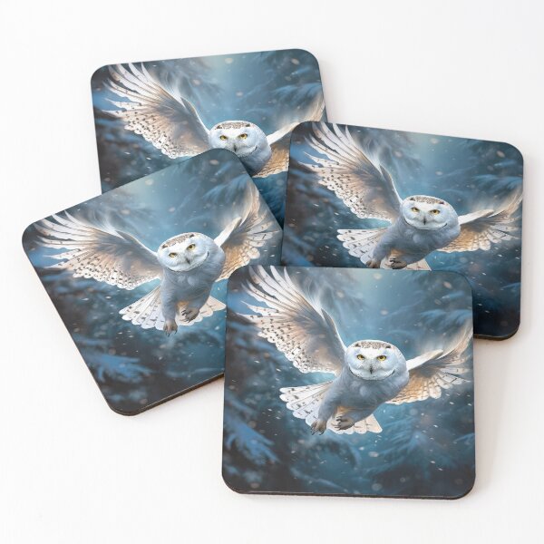 Item preview, Snowy Owl in Flight 01 designed and sold by Elisabeth Lucas.